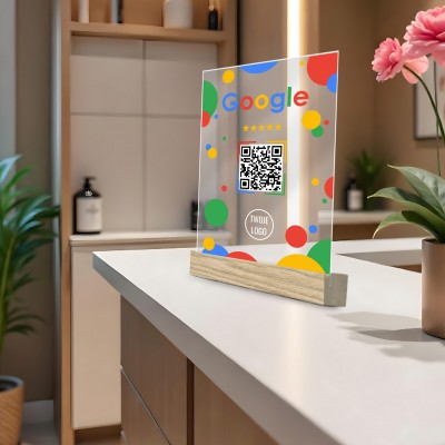 Tabliczka Akrylowa z QR – Zadbaj o Swoją Reputację Online