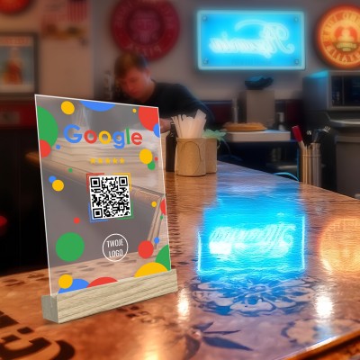 Tabliczka Akrylowa z QR – Zadbaj o Swoją Reputację Online