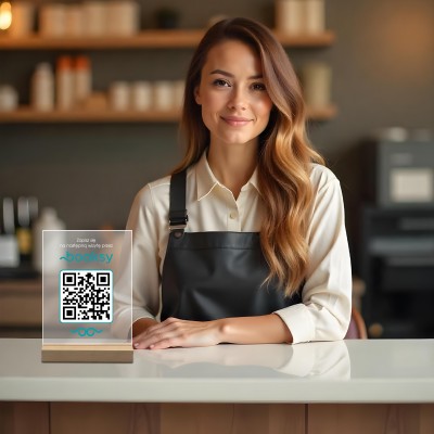 Tabliczka QR do Booksy – skan i gotowe
