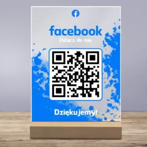 Tabliczka Akrylowa z QR do Facebooka