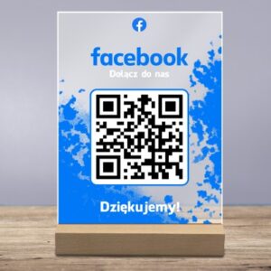 Tabliczka Akrylowa z QR do Facebooka