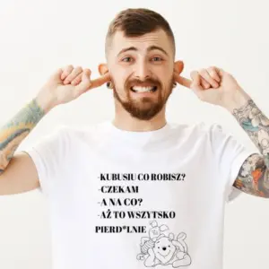 Koszulka „Kubuś i Prosiaczek – Czekam”