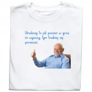 Koszulka Ze Śmiesznym Nadrukiem – Prezent, Który Rozbawi Solenizanta!