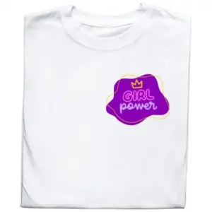 Koszulka „Girl Power” z Grafiką Korony – Siła Kobiety w Stylu!