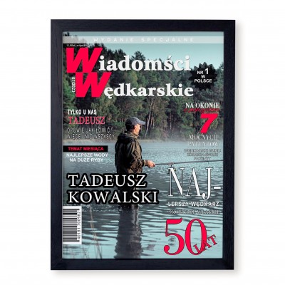 Personalizowana okładka „Wiadomości Wędkarskie” – wyjątkowy prezent dla wędkarza