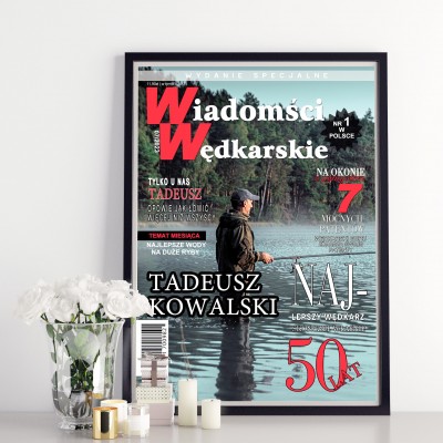 Personalizowana okładka „Wiadomości Wędkarskie” – wyjątkowy prezent dla wędkarza
