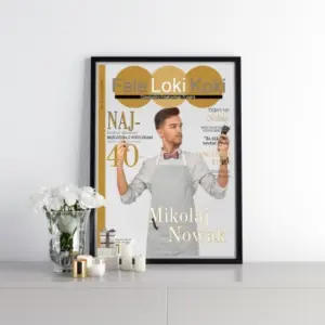 Plakat Fale Loki Koki – Personalizowana Okładka dla Fryzjerów
