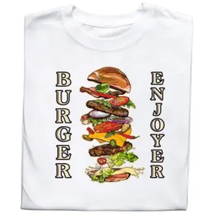Koszulka BURGER ENJOYER – Dla Prawdziwych Fanów Burgerów