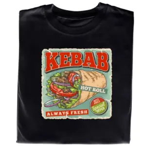 Koszulka z nadrukiem KEBAB – Klasyk Smaku