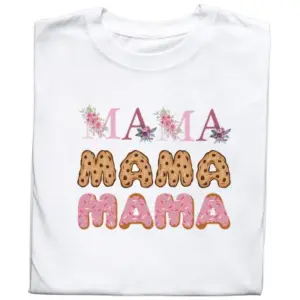 Koszulka z napisem „MAMA” – Prosto, dumnie, z sercem