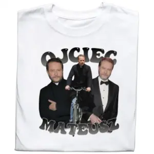 Koszulka z nadrukiem Ojciec Mateusz