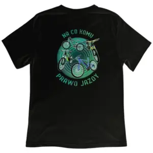Koszulka z nadrukiem „Na co komu prawo jazdy”