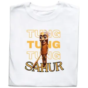 Koszulka z nadrukiem "Tung Tung Tung Sahur" – kultowy vibe ramadanu