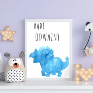PLAKAT DO POKOJU DZIECIĘCEGO + RAMKA