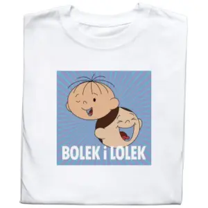 Koszulka z grafiką Bolek i Lolek – klasyka polskiej animacji