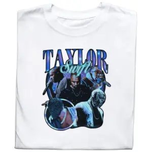 Koszulka z nadrukiem „Taylor vs Kanye” – Ikoniczny Moment Popkultury