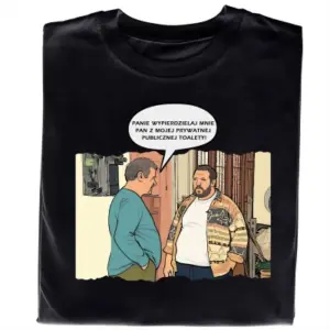 Koszulka z nadrukiem „Boczek Mistrz Życia” – Świat Według Kiepskich z Humorem!