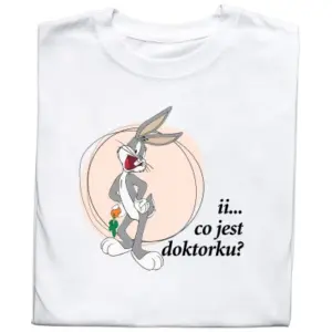 Koszulka z Nadrukiem Królik Bugs – Zwariowane Melodie Looney Tunes Prezent Śmieszny