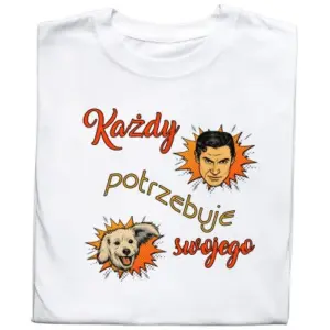 Koszulka SuperMan Krypto – Śmieszna Koszulka z Nadrukiem