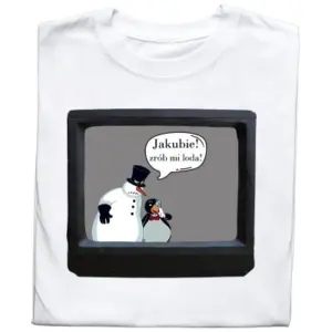 Koszulka z Nadrukiem „Jakubie, Zrób Mi Loda” – Śmieszna Koszulka Tabaluga