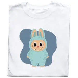 Koszulka z Nadrukiem Labubu – Urocza Koszulka z Postacią z The Monsters