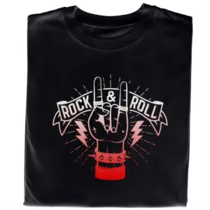 Koszulka Rock 'n' Roll – Koszulka z Motywem Muzycznym
