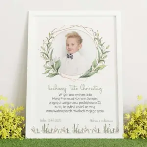 Komunia Święta- Podziękowanie Ojcu Chrzestnemu