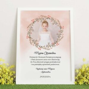 Komunia Święta- Podziękowanie Matce Chrzestnej