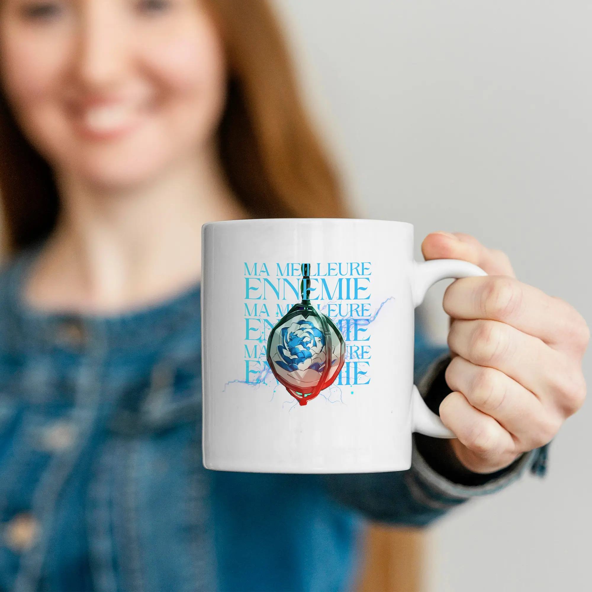 Kubek Arcane Ekko Jinx – kubek z nadrukiem, idealny prezent dla fana - obrazek 4