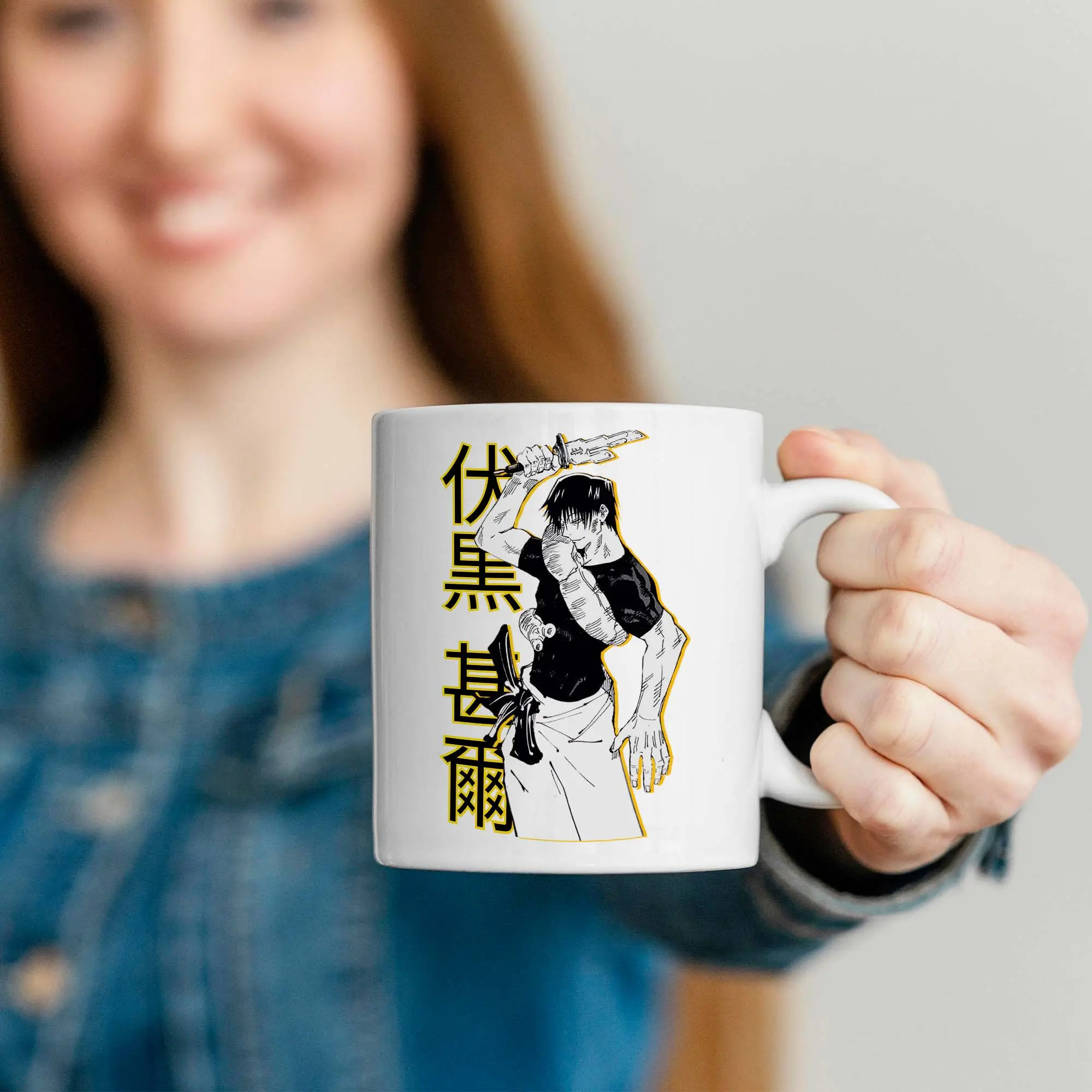 Kubek Toji Fushiguro – kubek z nadrukiem, idealny prezent dla fana anime - obrazek 5