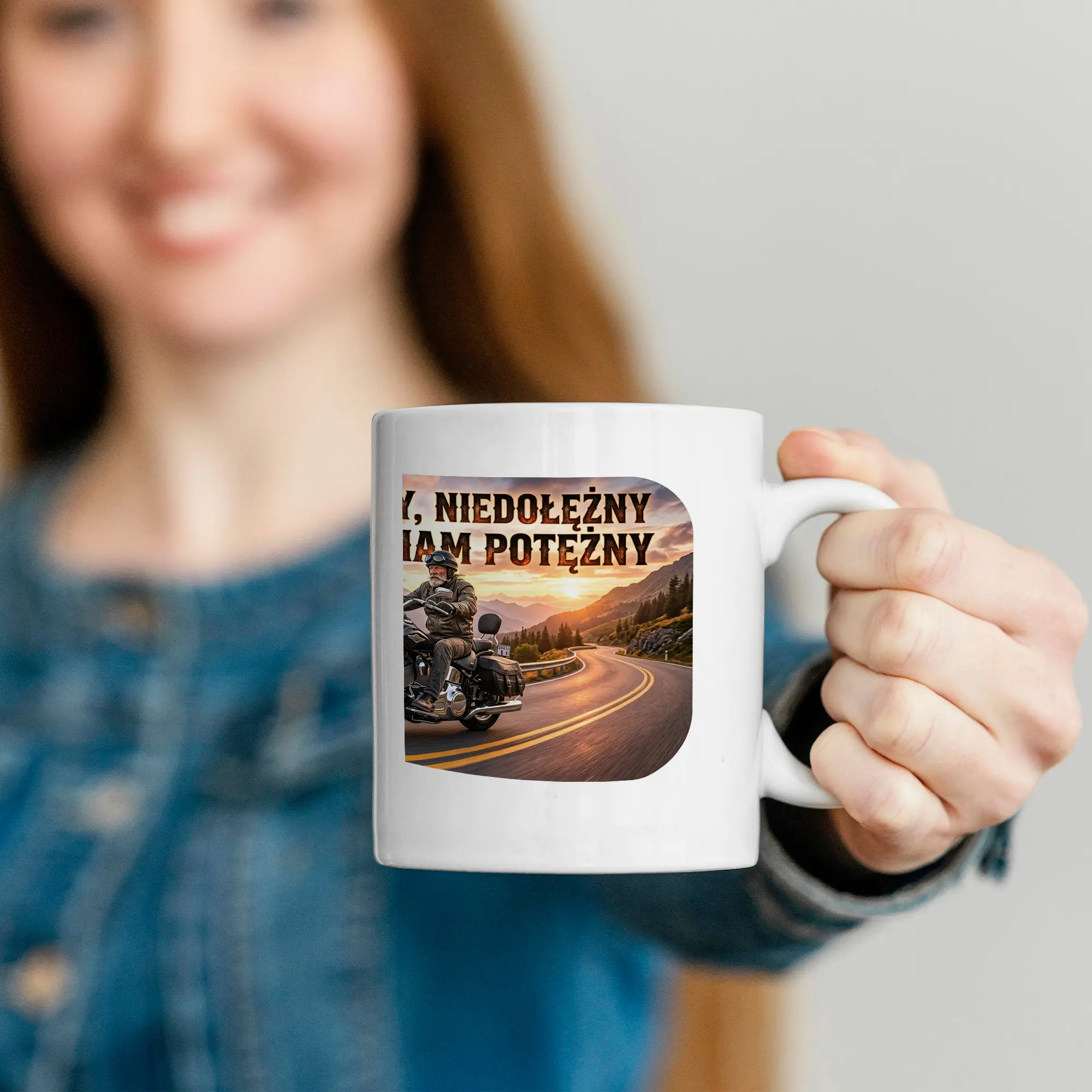 Kubek Motor – kubek z nadrukiem, idealny prezent dla fana motoryzacji - obrazek 5