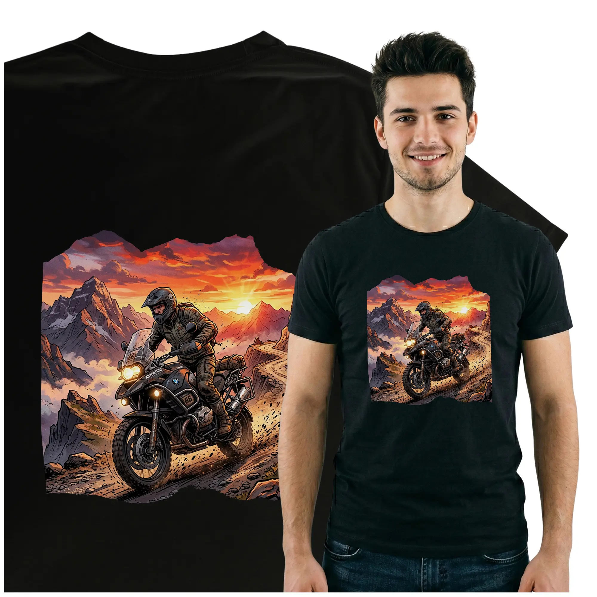 Koszulka Motor – t-shirt dla fana motoryzacji, idealny prezent - obrazek 5