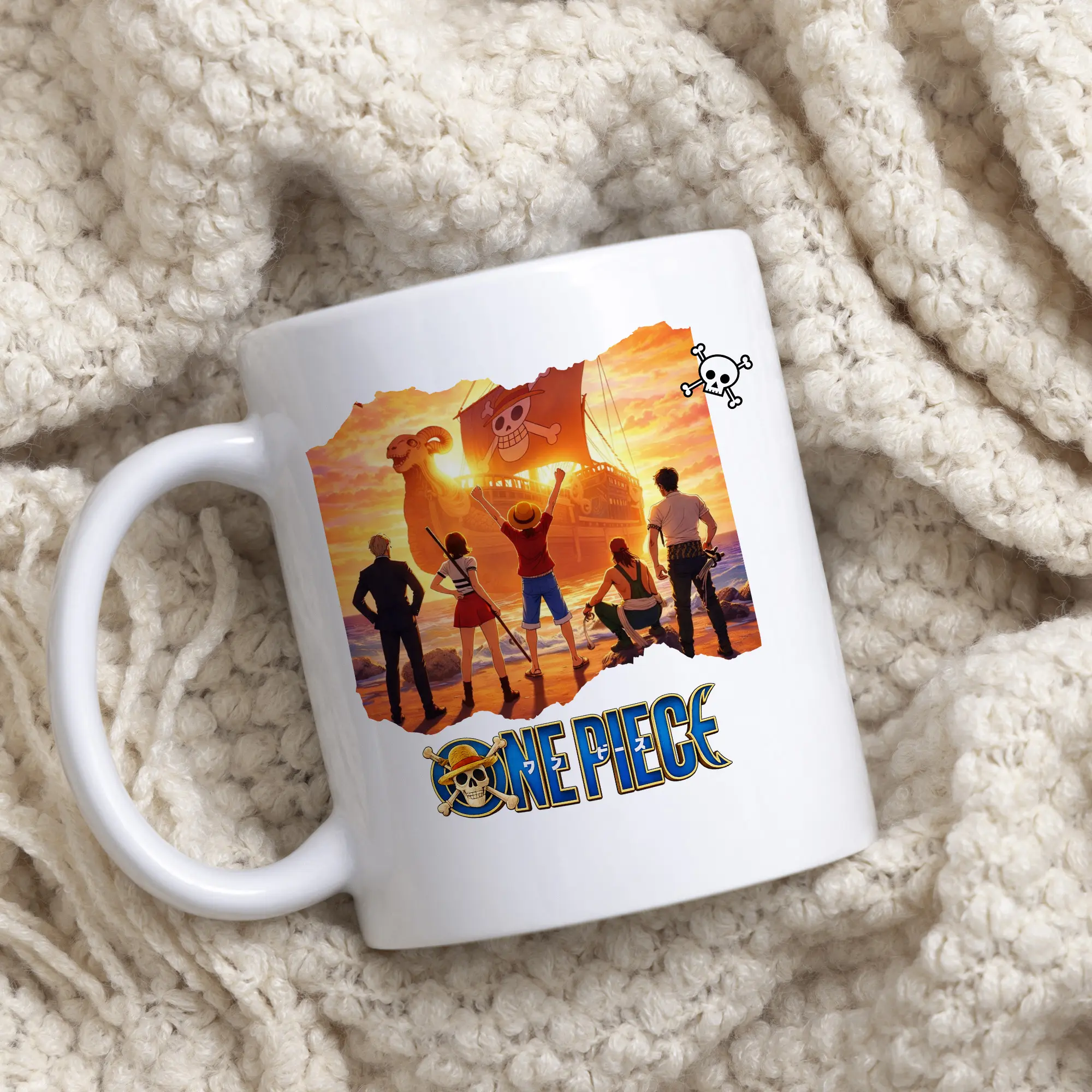 Kubek One Piece – kubek z nadrukiem, idealny prezent dla fana anime - obrazek 3