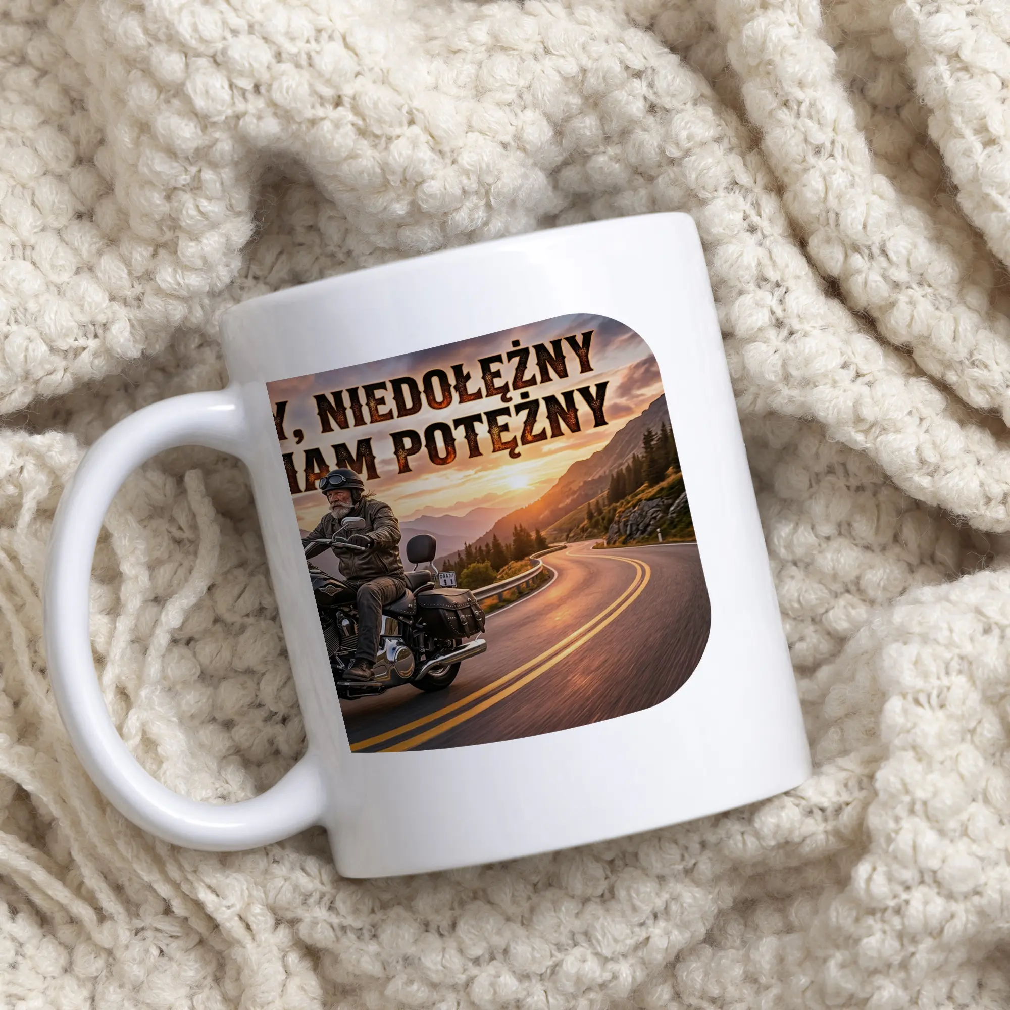 Kubek Motor – kubek z nadrukiem, idealny prezent dla fana motoryzacji - obrazek 4