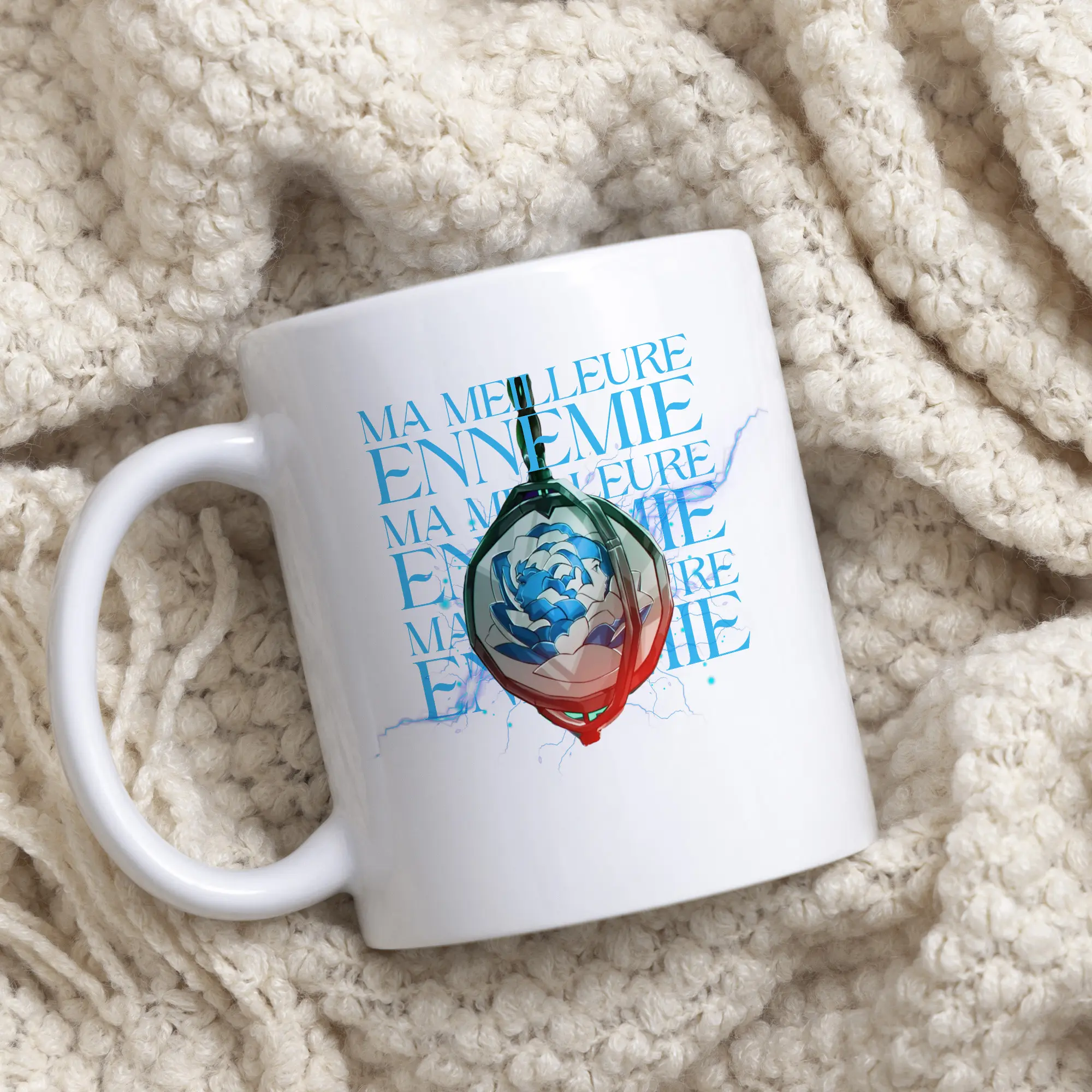 Kubek Arcane Ekko Jinx – kubek z nadrukiem, idealny prezent dla fana - obrazek 3