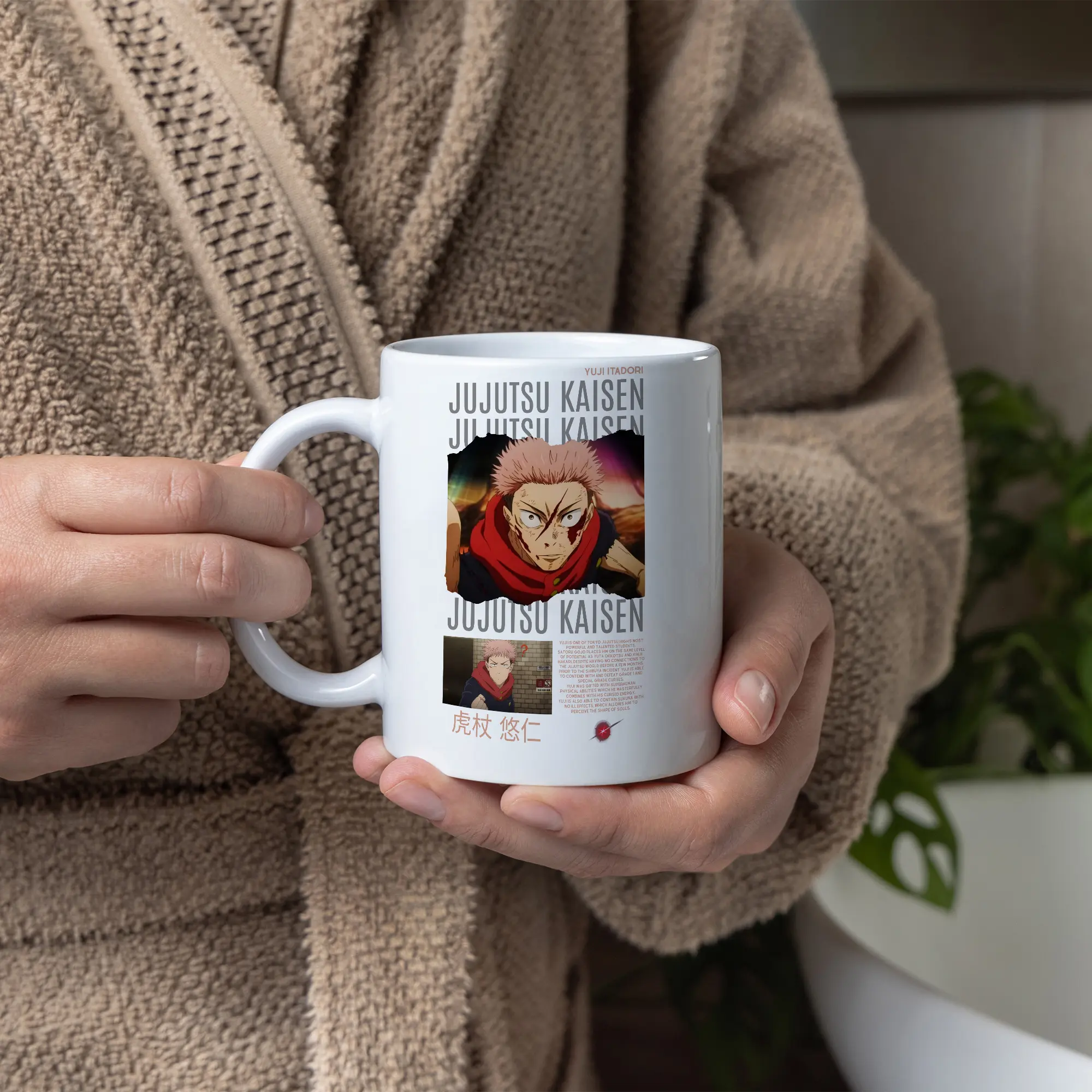 Kubek Yuji Itadori – kubek z nadrukiem, idealny prezent dla fana anime - obrazek 5