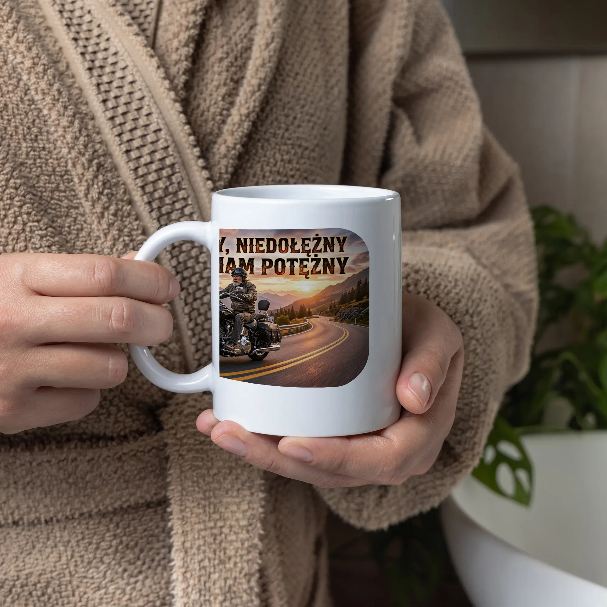 Kubek Motor – kubek z nadrukiem, idealny prezent dla fana motoryzacji - obrazek 3