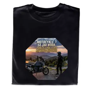 Koszulka Benzyna we Krwi – t-shirt dla fana motoryzacji, idealny prezent