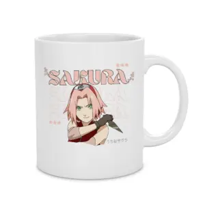 Kubek Sakura Naruto Anime – kubek z nadrukiem, idealny prezent dla fana