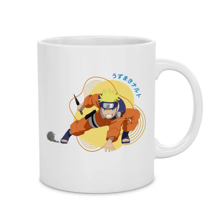 Kubek Naruto Anime – kubek z nadrukiem, idealny prezent dla fana