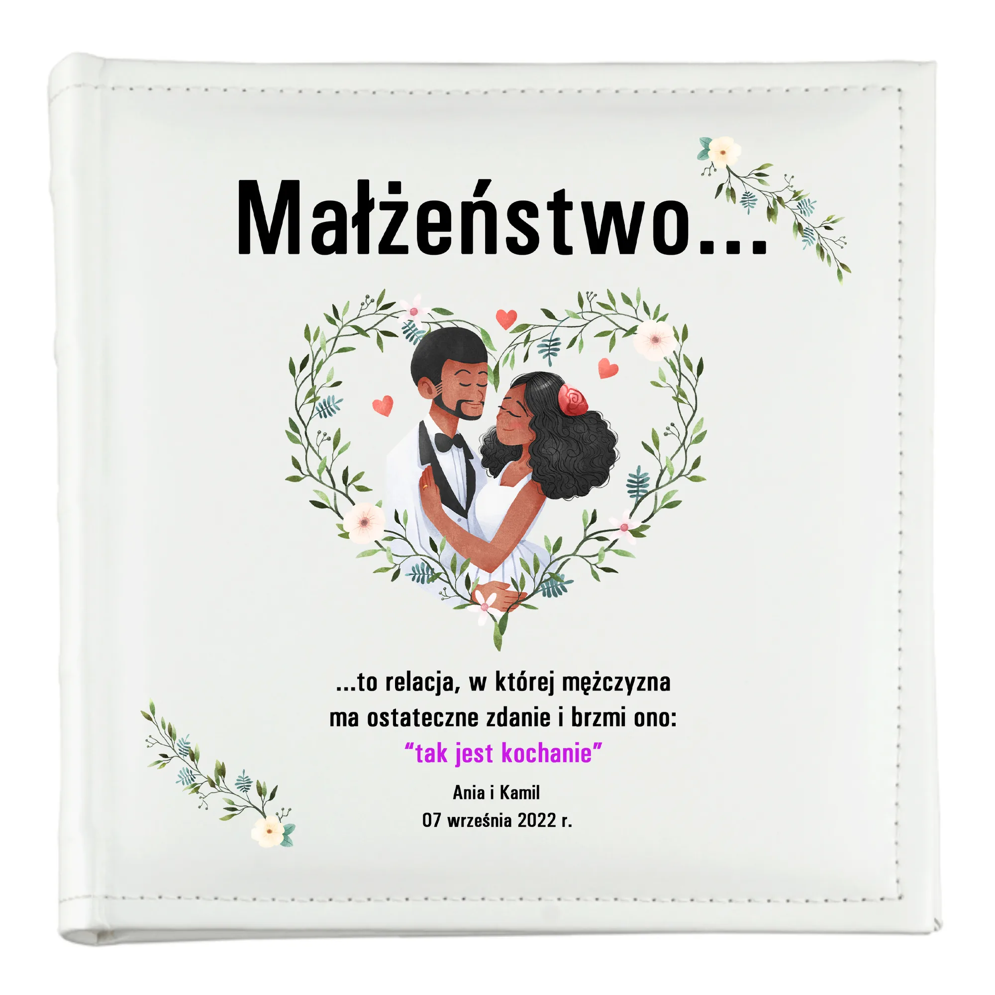 Personalizowany Album na Zdjęcia – Małżeństwo… „Tak jest, Kochanie!”