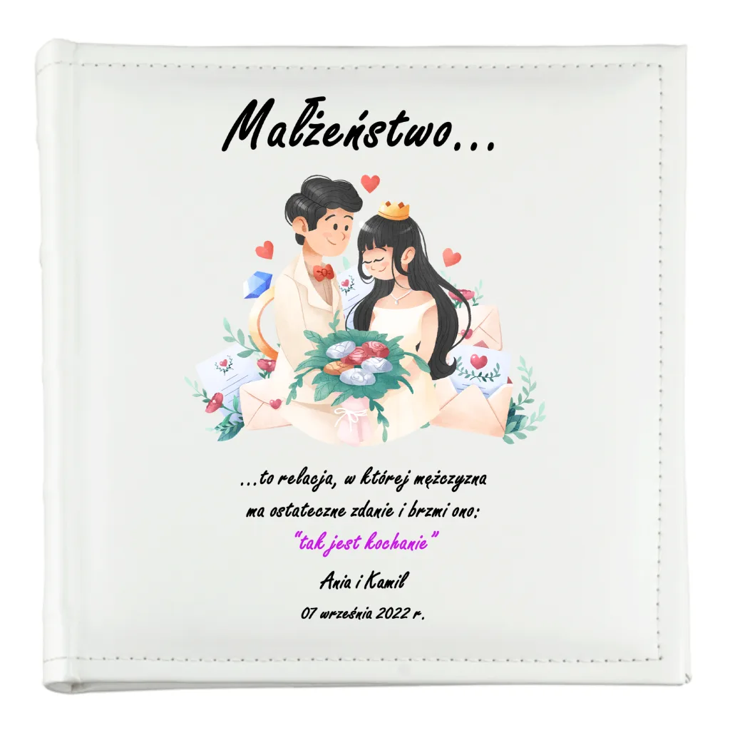 Personalizowany Album na Zdjęcia – Małżeństwo… „Tak jest, Kochanie!”