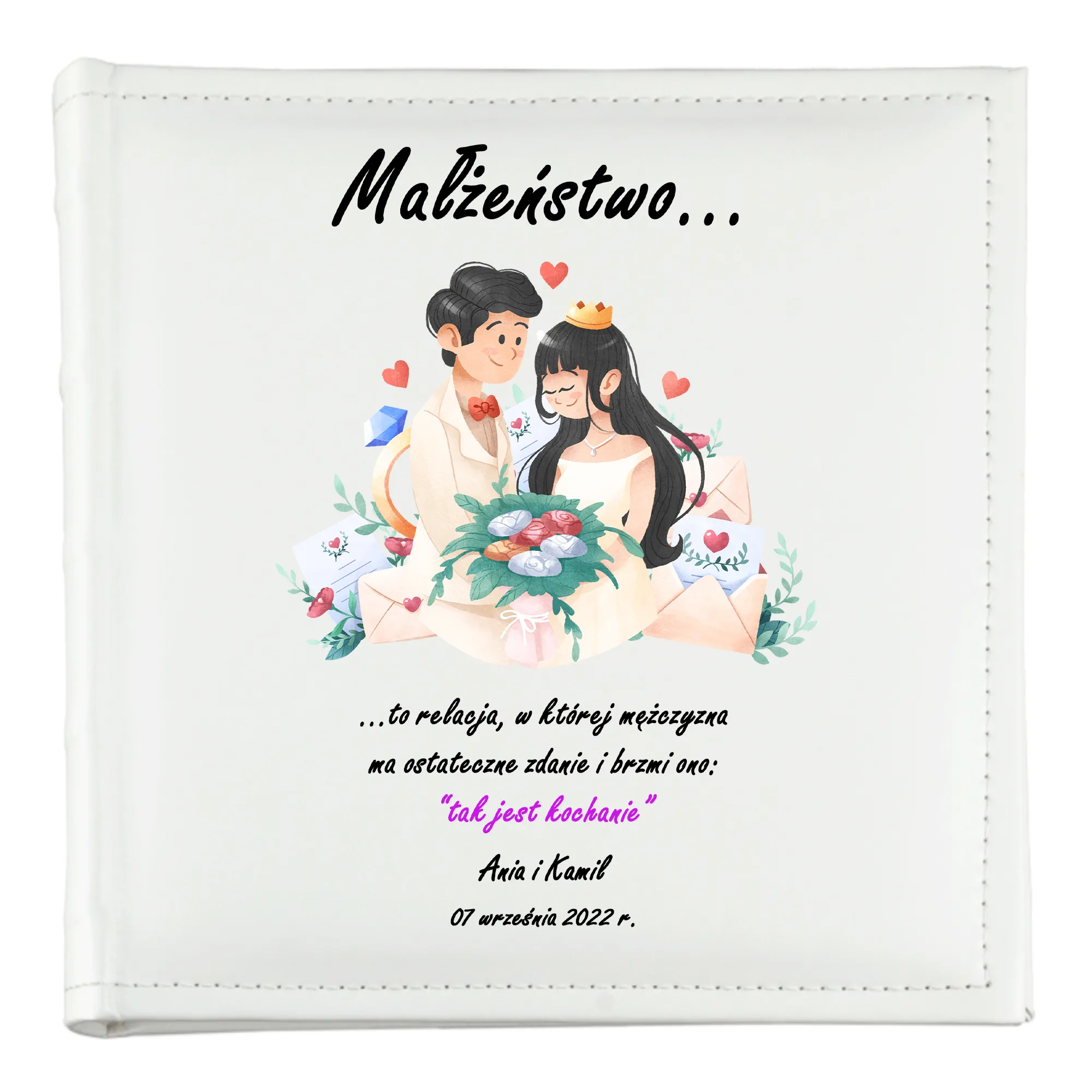 Personalizowany Album na Zdjęcia – Małżeństwo… „Tak jest, Kochanie!”