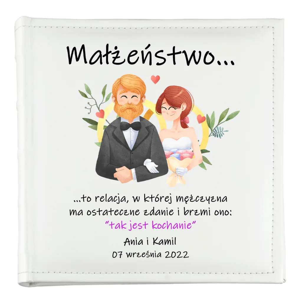 Personalizowany Album na Zdjęcia – Małżeństwo… „Tak jest, Kochanie!”
