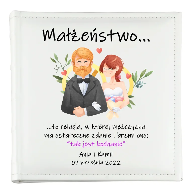 Personalizowany Album na Zdjęcia – Małżeństwo… „Tak jest, Kochanie!”