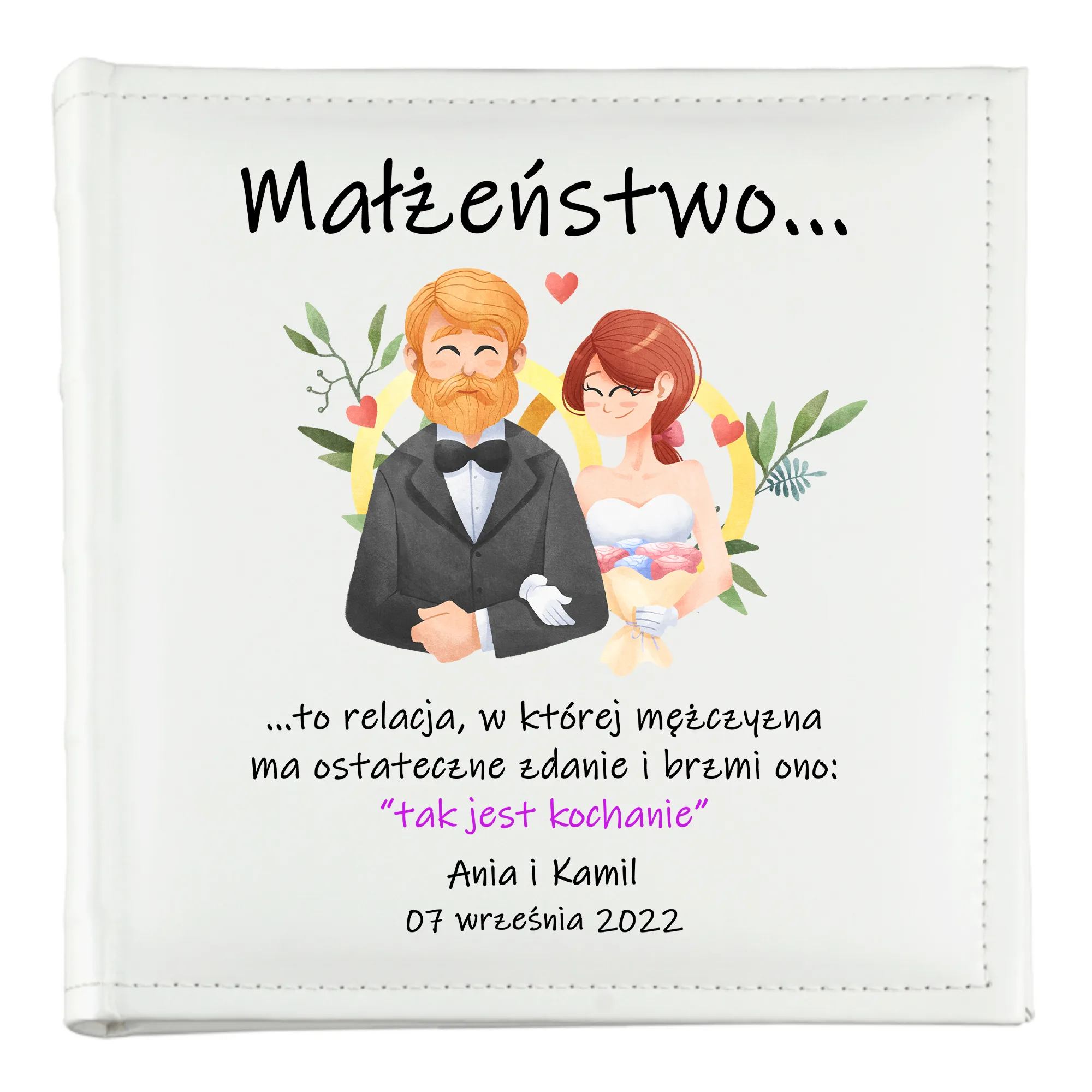 Personalizowany Album na Zdjęcia – Małżeństwo… „Tak jest, Kochanie!”