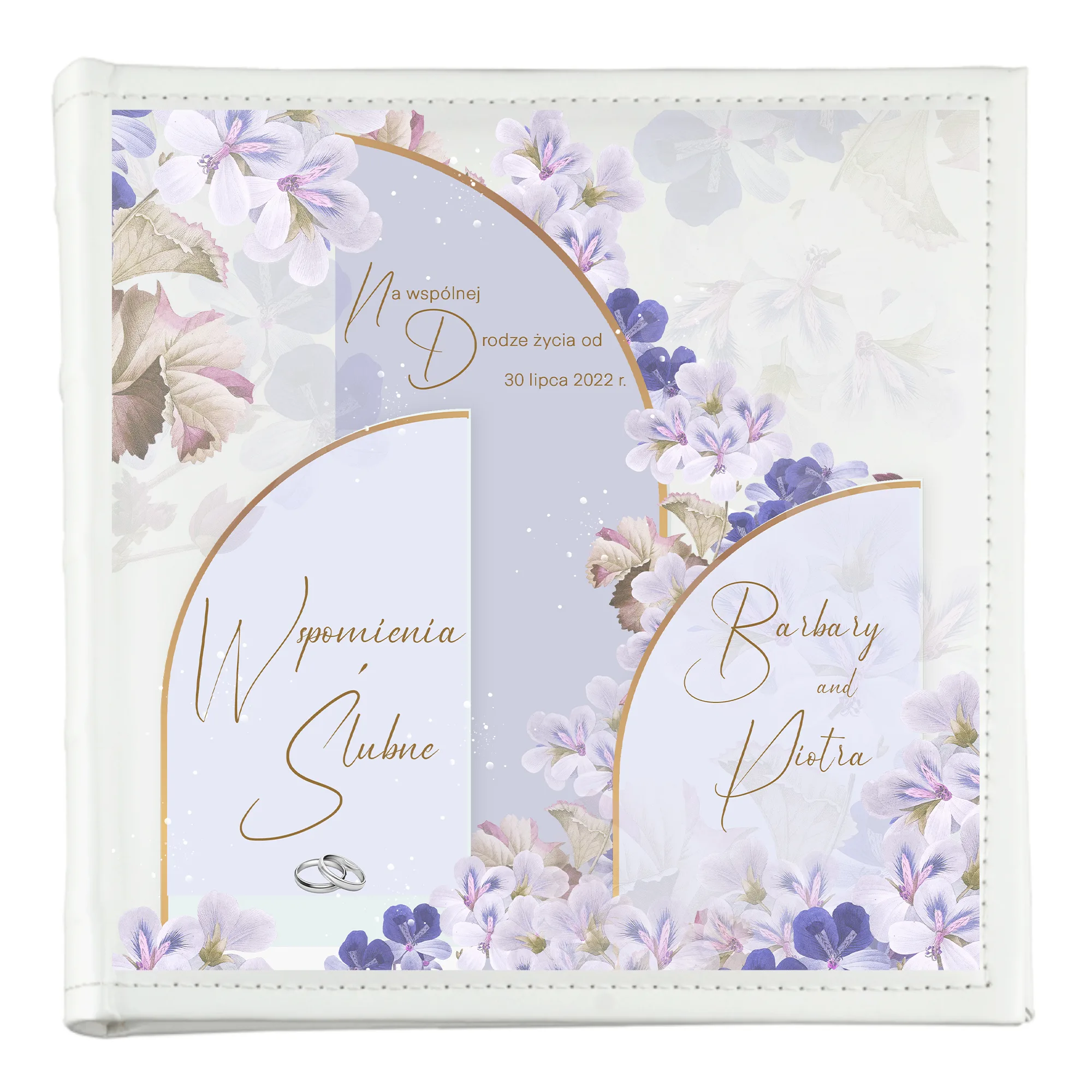 Personalizowany Album na Zdjęcia 10x15 – Pamiątka Ślubu dla Pary Młodej - obrazek 2