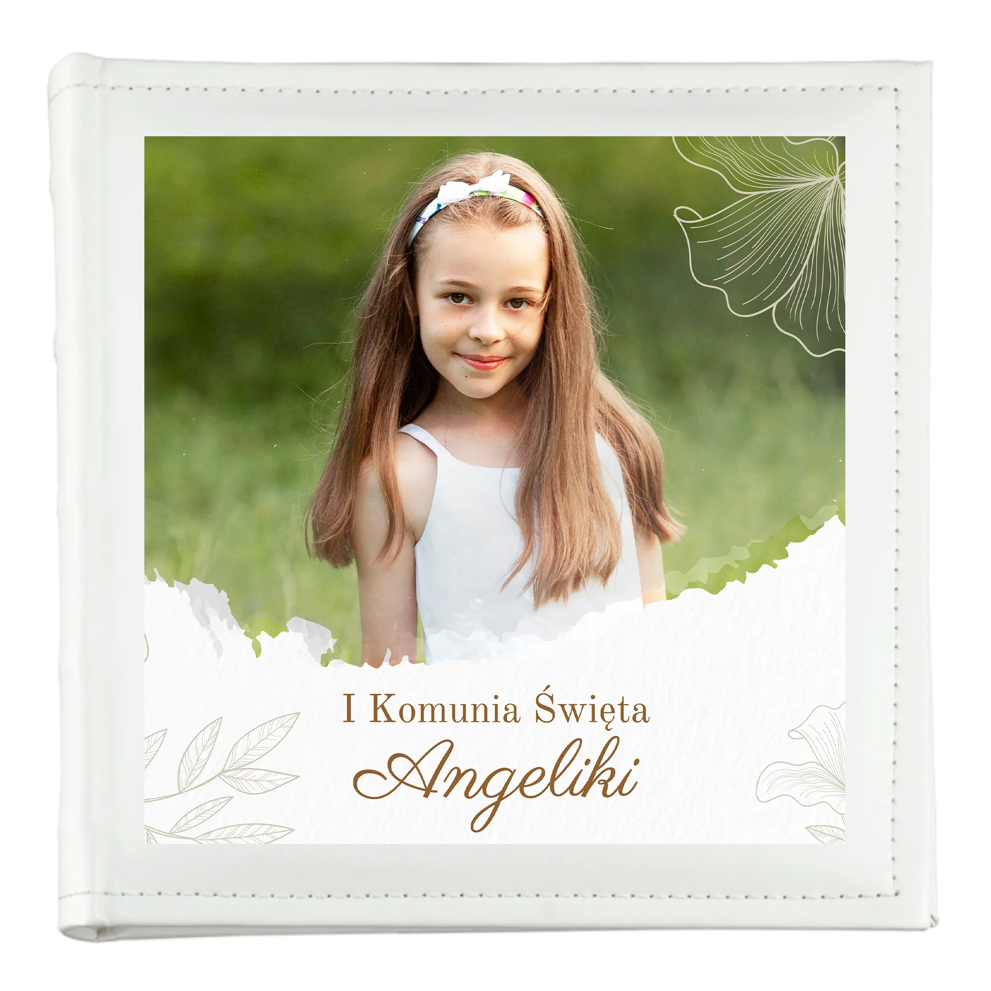 Personalizowany album na zdjęcia – pamiątka I Komunii Świętej - obrazek 2