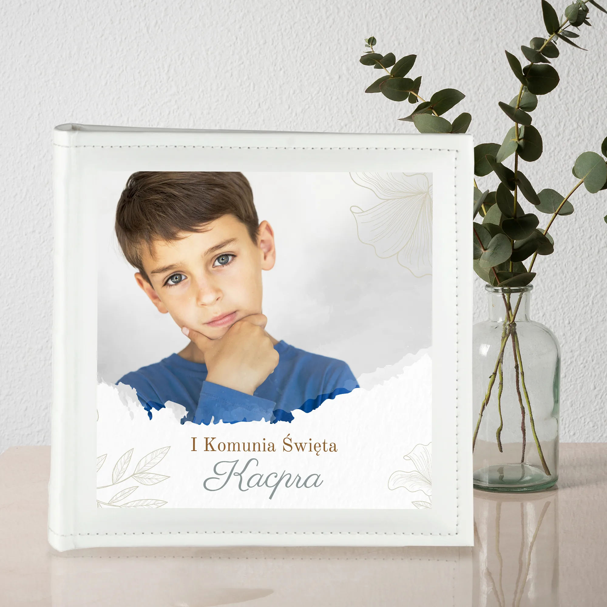 Personalizowany album na zdjęcia – pamiątka I Komunii Świętej - obrazek 3