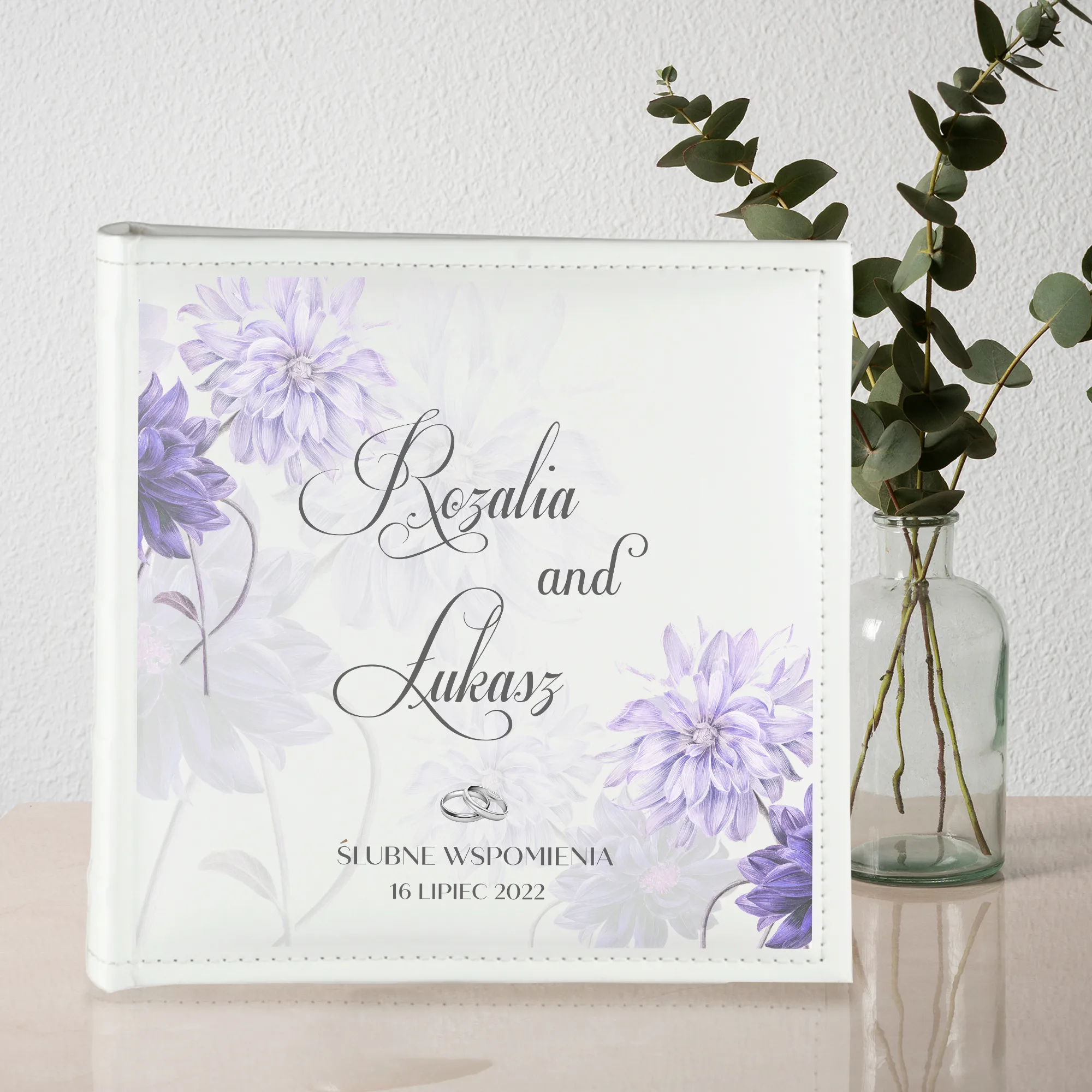 Elegancki Album na Zdjęcia Ślubne – Personalizowany Prezent Ślubny - obrazek 3